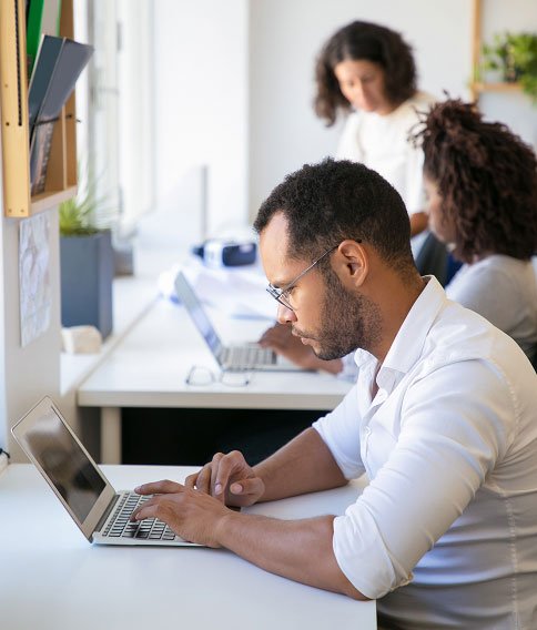 Smart home control dashboard on tablet